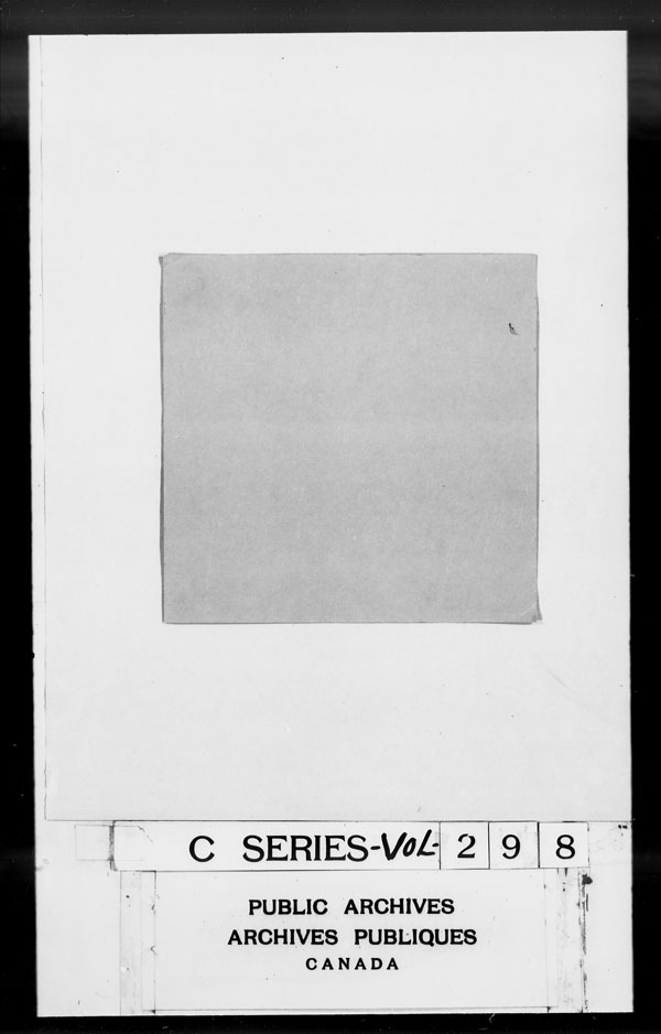 Title: British Military and Naval Records (RG 8, C Series) - DOCUMENTS - Mikan Number: 105012 - Microform: c-2866