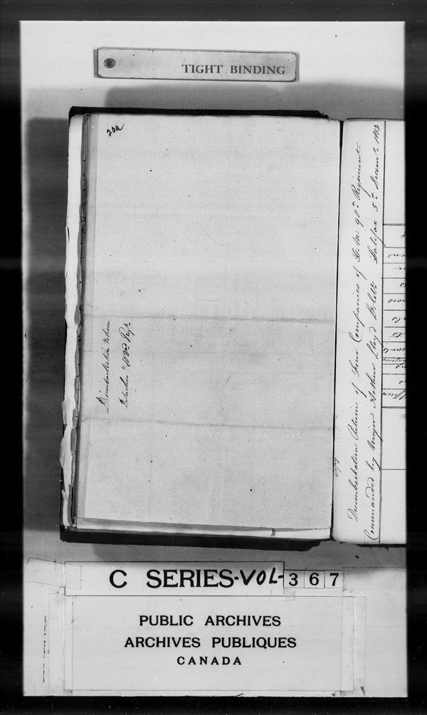 Title: British Military and Naval Records (RG 8, C Series) - DOCUMENTS - Mikan Number: 105012 - Microform: c-2931