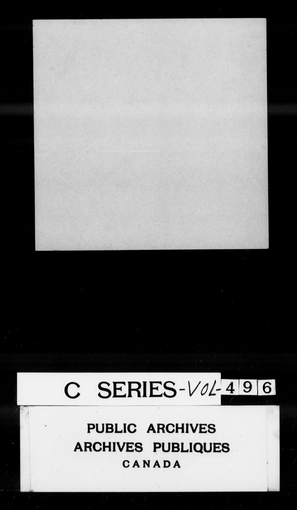 Title: British Military and Naval Records (RG 8, C Series) - DOCUMENTS - Mikan Number: 105012 - Microform: c-3040