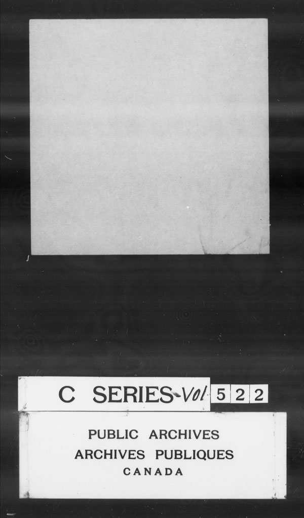 Title: British Military and Naval Records (RG 8, C Series) - DOCUMENTS - Mikan Number: 105012 - Microform: c-3064