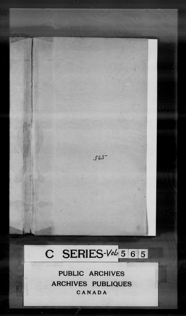 Title: British Military and Naval Records (RG 8, C Series) - DOCUMENTS - Mikan Number: 105012 - Microform: c-3075