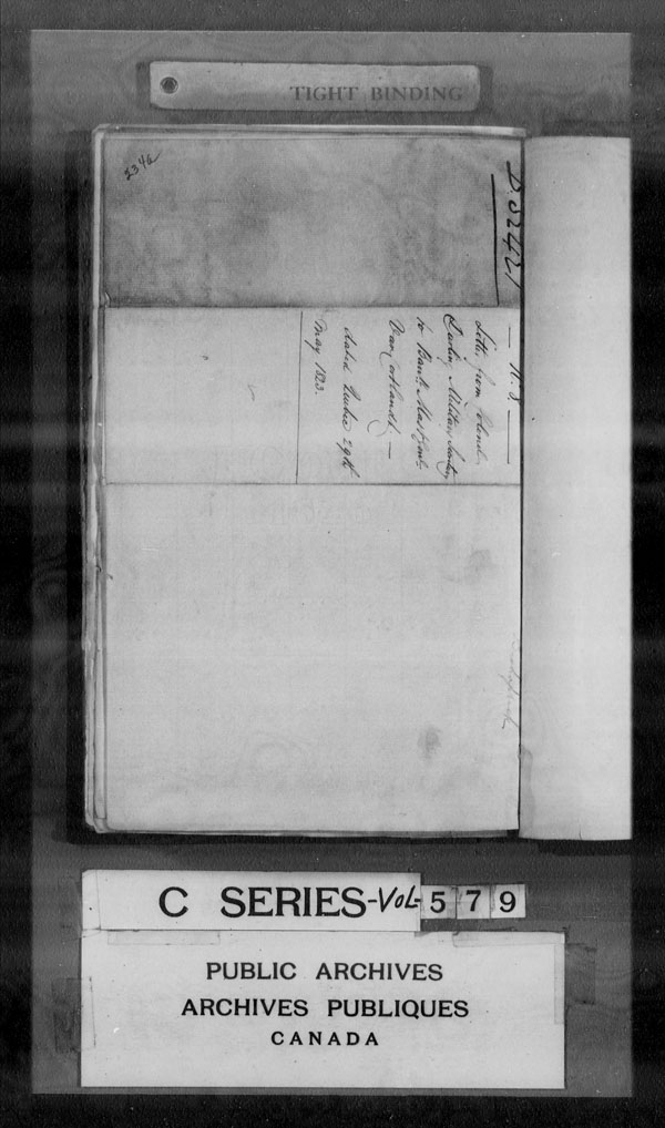 Title: British Military and Naval Records (RG 8, C Series) - DOCUMENTS - Mikan Number: 105012 - Microform: c-3147