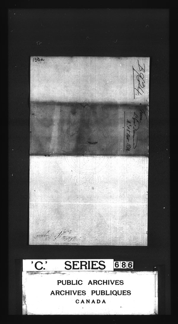 Title: British Military and Naval Records (RG 8, C Series) - DOCUMENTS - Mikan Number: 105012 - Microform: c-3174