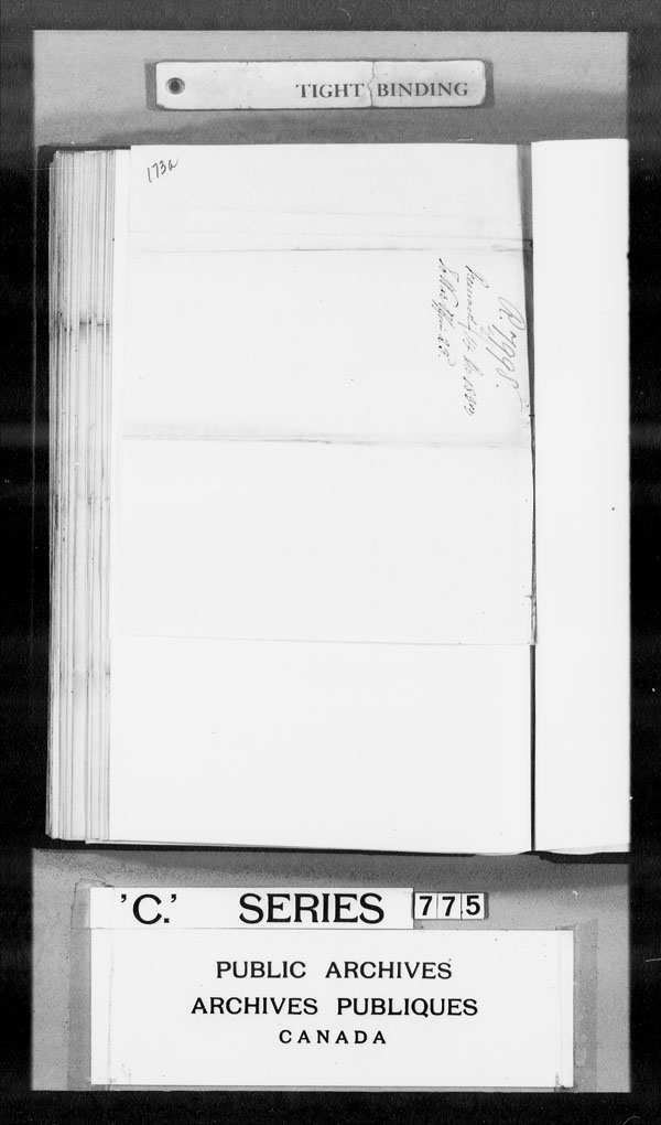 Title: British Military and Naval Records (RG 8, C Series) - DOCUMENTS - Mikan Number: 105012 - Microform: c-3252