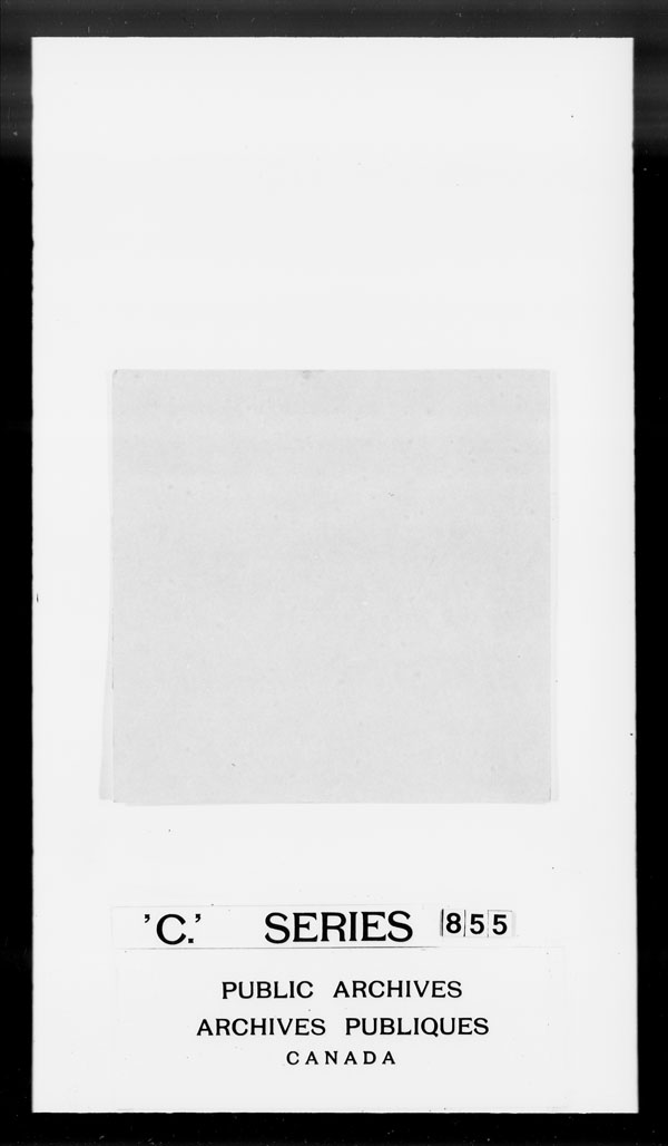 Title: British Military and Naval Records (RG 8, C Series) - DOCUMENTS - Mikan Number: 105012 - Microform: c-3270