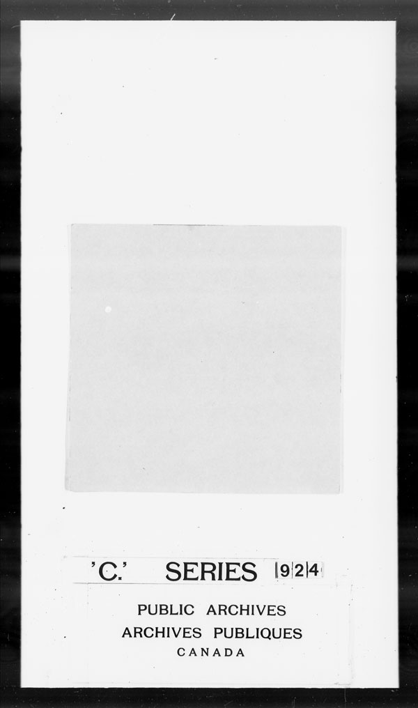 Title: British Military and Naval Records (RG 8, C Series) - DOCUMENTS - Mikan Number: 105012 - Microform: c-3279