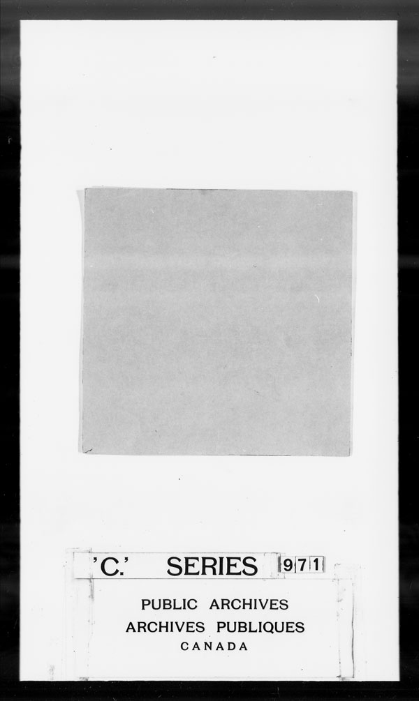 Title: British Military and Naval Records (RG 8, C Series) - DOCUMENTS - Mikan Number: 105012 - Microform: c-3354