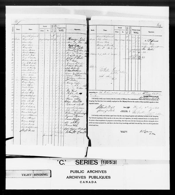 Title: British Military and Naval Records (RG 8, C Series) - DOCUMENTS - Mikan Number: 105012 - Microform: c-3367