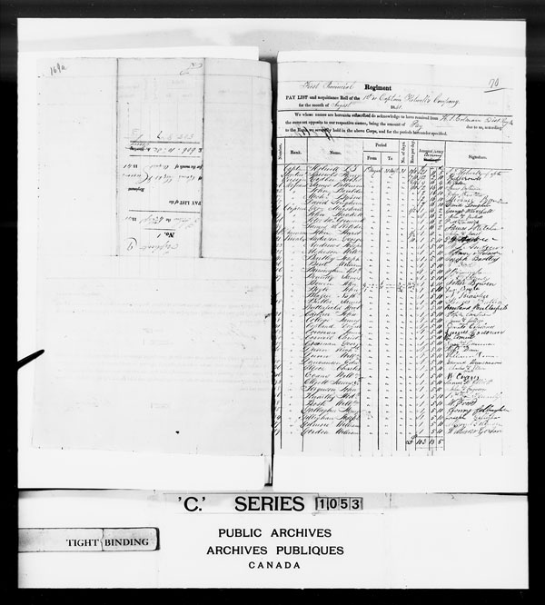 Title: British Military and Naval Records (RG 8, C Series) - DOCUMENTS - Mikan Number: 105012 - Microform: c-3367