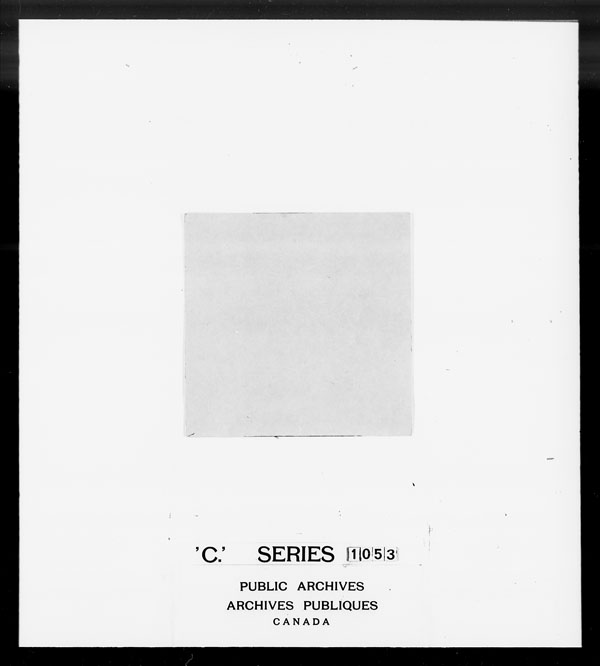 Title: British Military and Naval Records (RG 8, C Series) - DOCUMENTS - Mikan Number: 105012 - Microform: c-3367