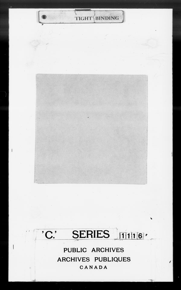 Title: British Military and Naval Records (RG 8, C Series) - DOCUMENTS - Mikan Number: 105012 - Microform: c-3487