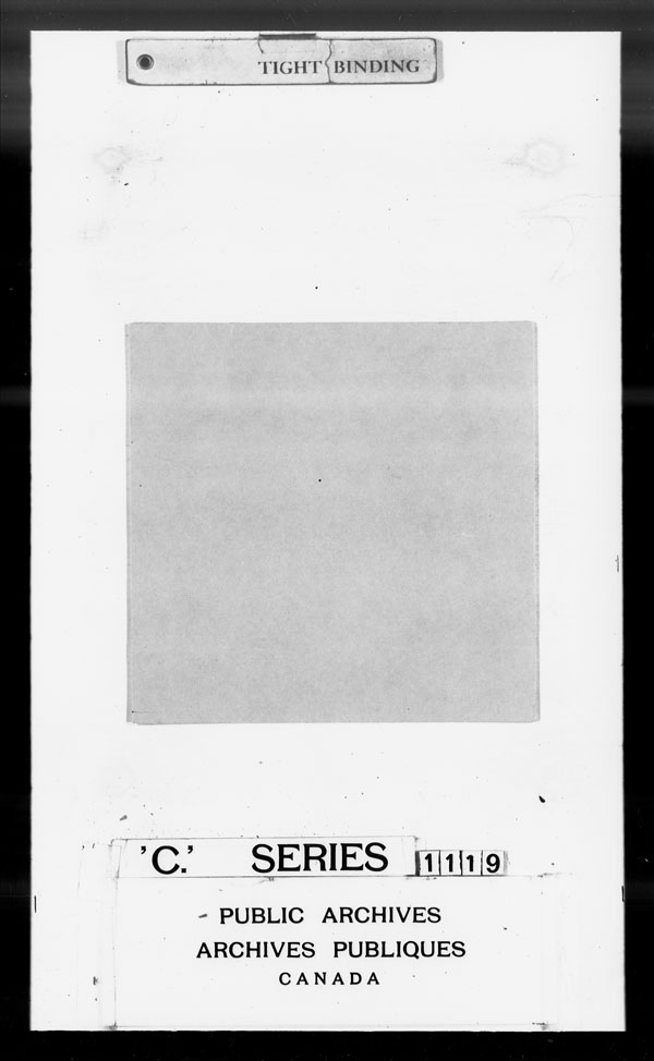 Title: British Military and Naval Records (RG 8, C Series) - DOCUMENTS - Mikan Number: 105012 - Microform: c-3488