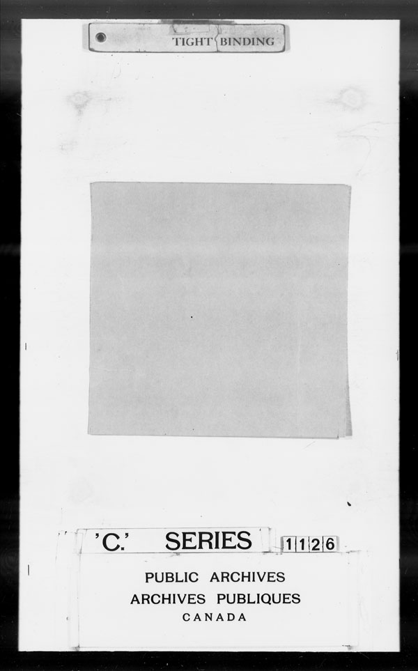 Title: British Military and Naval Records (RG 8, C Series) - DOCUMENTS - Mikan Number: 105012 - Microform: c-3490