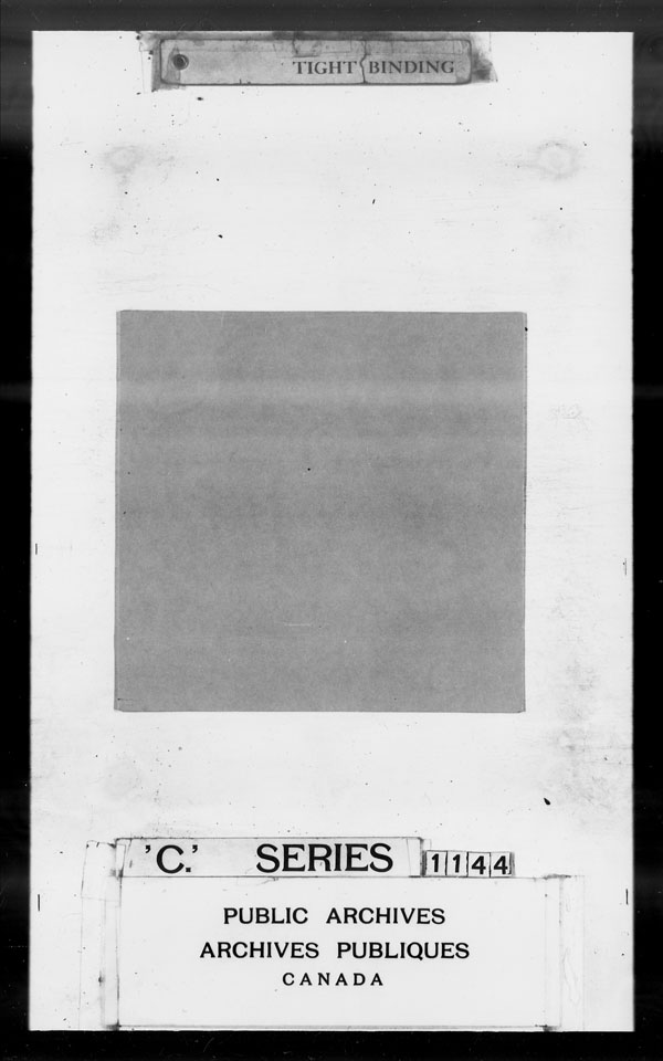 Title: British Military and Naval Records (RG 8, C Series) - DOCUMENTS - Mikan Number: 105012 - Microform: c-3495