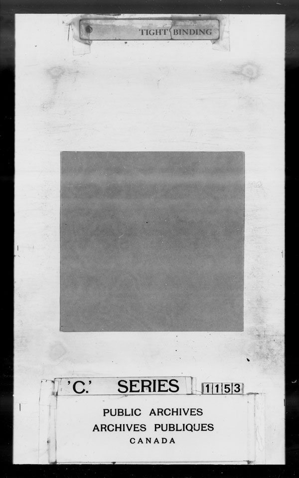Title: British Military and Naval Records (RG 8, C Series) - DOCUMENTS - Mikan Number: 105012 - Microform: c-3498