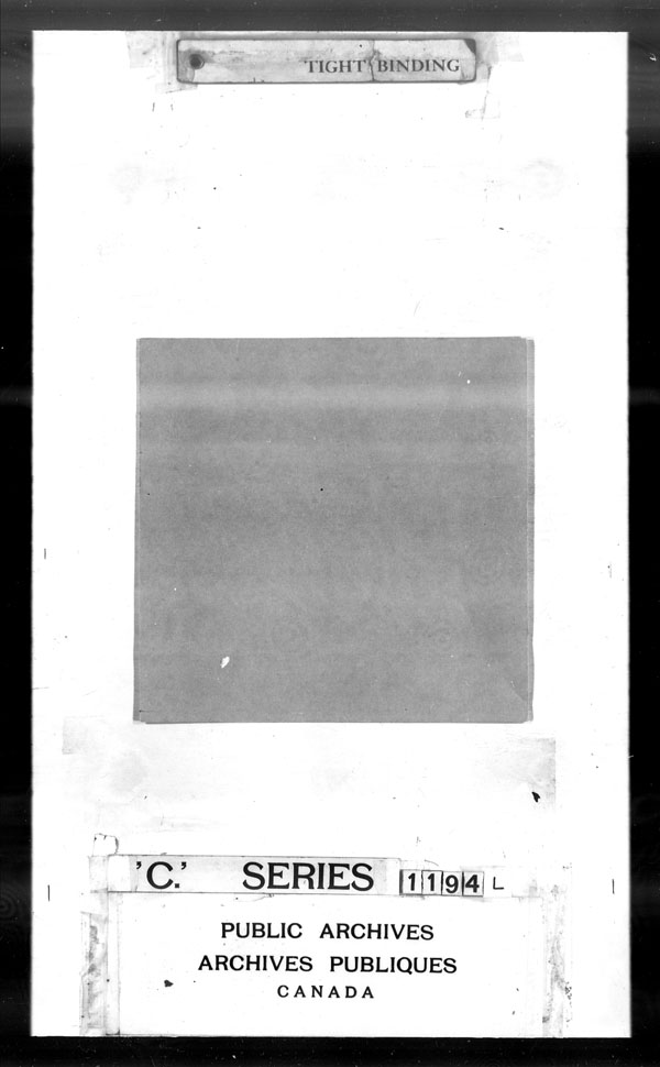 Title: British Military and Naval Records (RG 8, C Series) - DOCUMENTS - Mikan Number: 105012 - Microform: c-3511