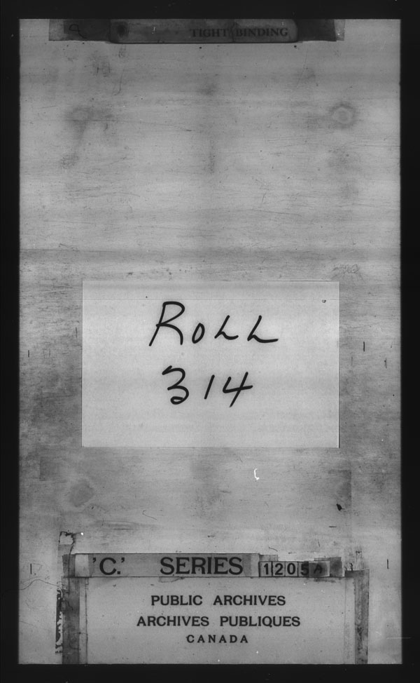 Title: British Military and Naval Records (RG 8, C Series) - DOCUMENTS - Mikan Number: 105012 - Microform: c-3523