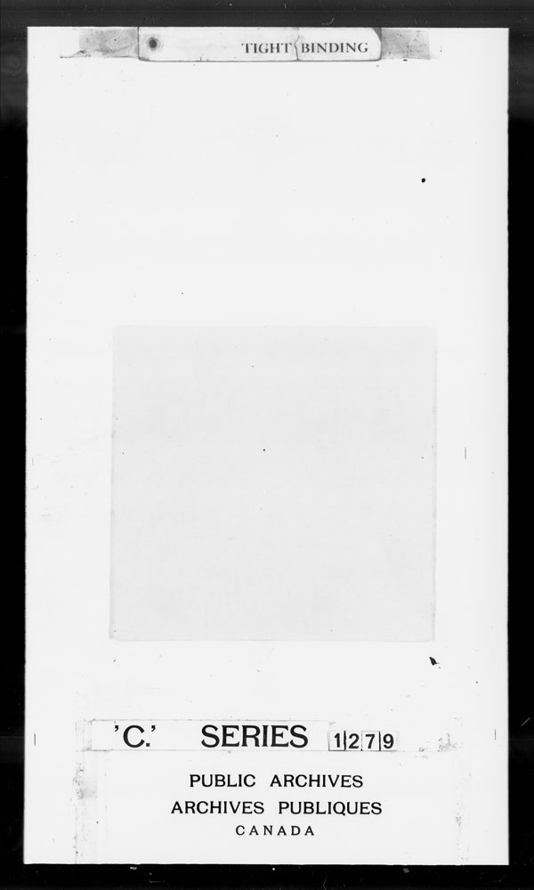Title: British Military and Naval Records (RG 8, C Series) - DOCUMENTS - Mikan Number: 105012 - Microform: c-3535
