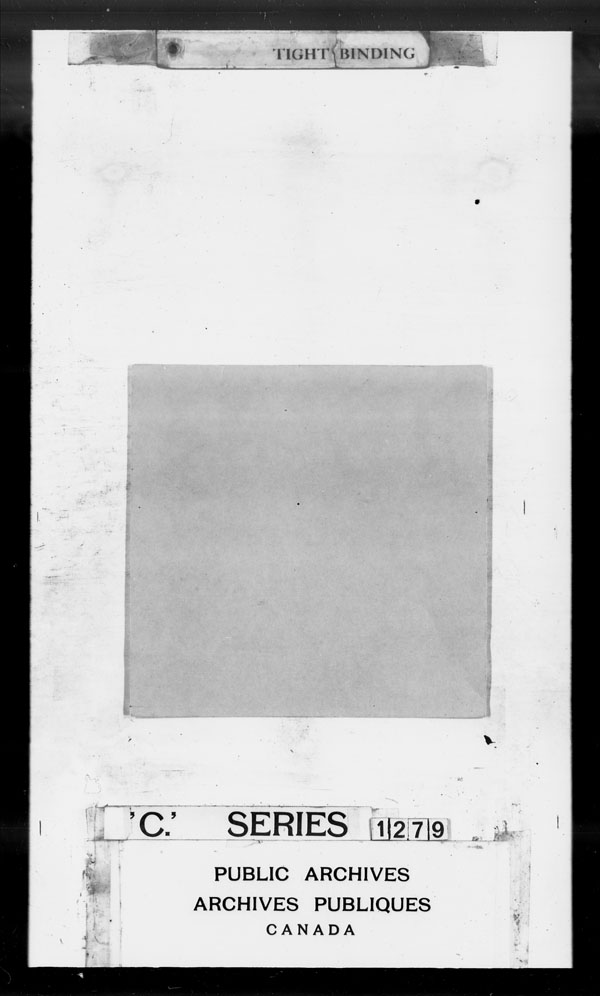 Title: British Military and Naval Records (RG 8, C Series) - DOCUMENTS - Mikan Number: 105012 - Microform: c-3535
