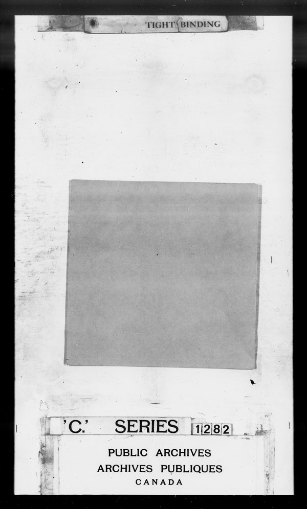 Title: British Military and Naval Records (RG 8, C Series) - DOCUMENTS - Mikan Number: 105012 - Microform: c-3536