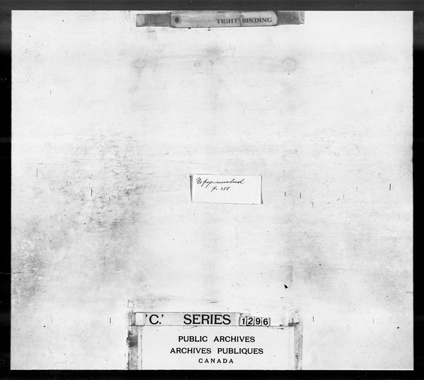 Title: British Military and Naval Records (RG 8, C Series) - DOCUMENTS - Mikan Number: 105012 - Microform: c-3540