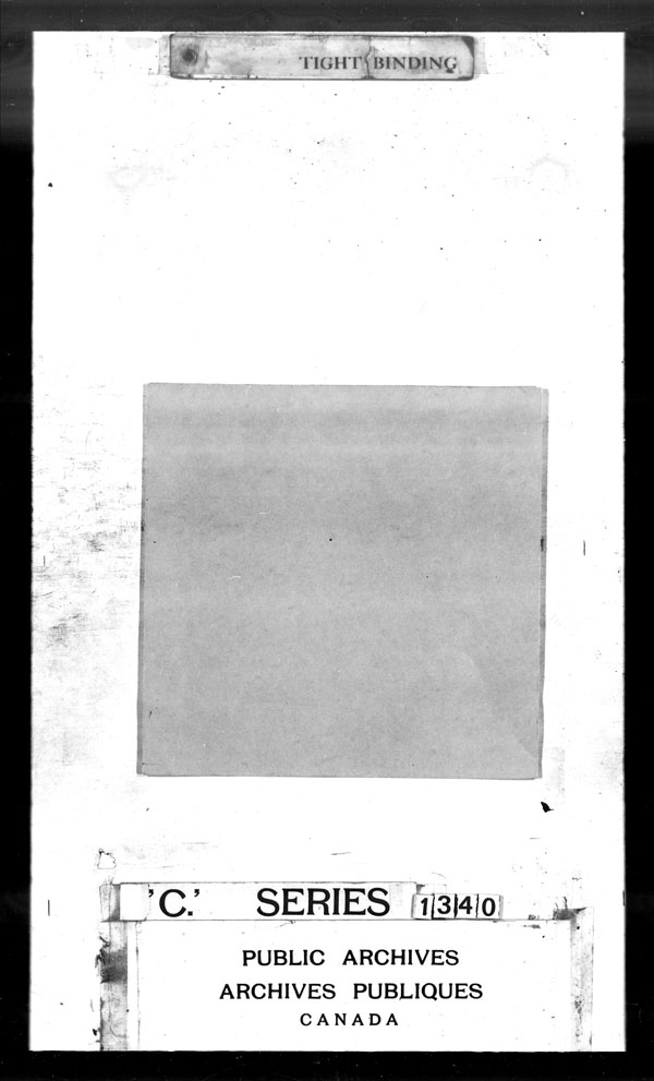 Title: British Military and Naval Records (RG 8, C Series) - DOCUMENTS - Mikan Number: 105012 - Microform: c-3697