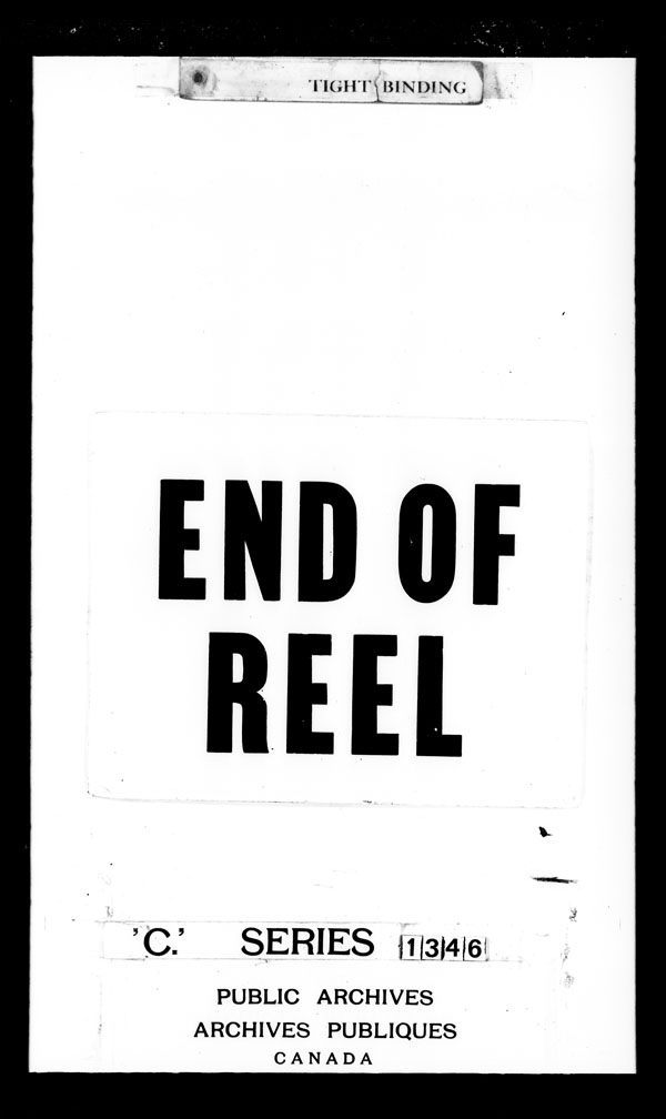 Title: British Military and Naval Records (RG 8, C Series) - DOCUMENTS - Mikan Number: 105012 - Microform: c-3698