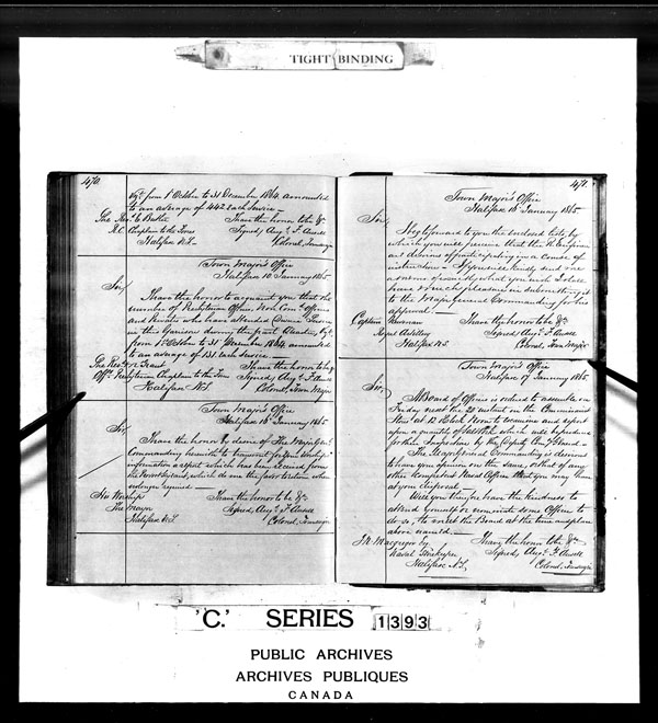 Title: British Military and Naval Records (RG 8, C Series) - DOCUMENTS - Mikan Number: 105012 - Microform: c-3713