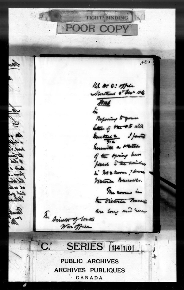 Title: British Military and Naval Records (RG 8, C Series) - DOCUMENTS - Mikan Number: 105012 - Microform: c-3719