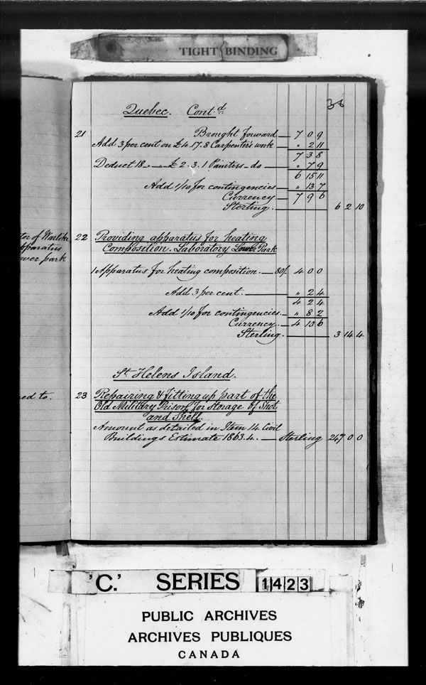 Title: British Military and Naval Records (RG 8, C Series) - DOCUMENTS - Mikan Number: 105012 - Microform: c-3786