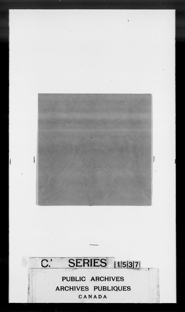 Title: British Military and Naval Records (RG 8, C Series) - DOCUMENTS - Mikan Number: 105012 - Microform: c-3811