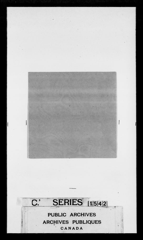 Title: British Military and Naval Records (RG 8, C Series) - DOCUMENTS - Mikan Number: 105012 - Microform: c-3813