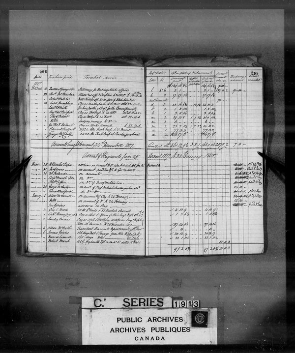 Title: British Military and Naval Records (RG 8, C Series) - DOCUMENTS - Mikan Number: 105012 - Microform: c-4224