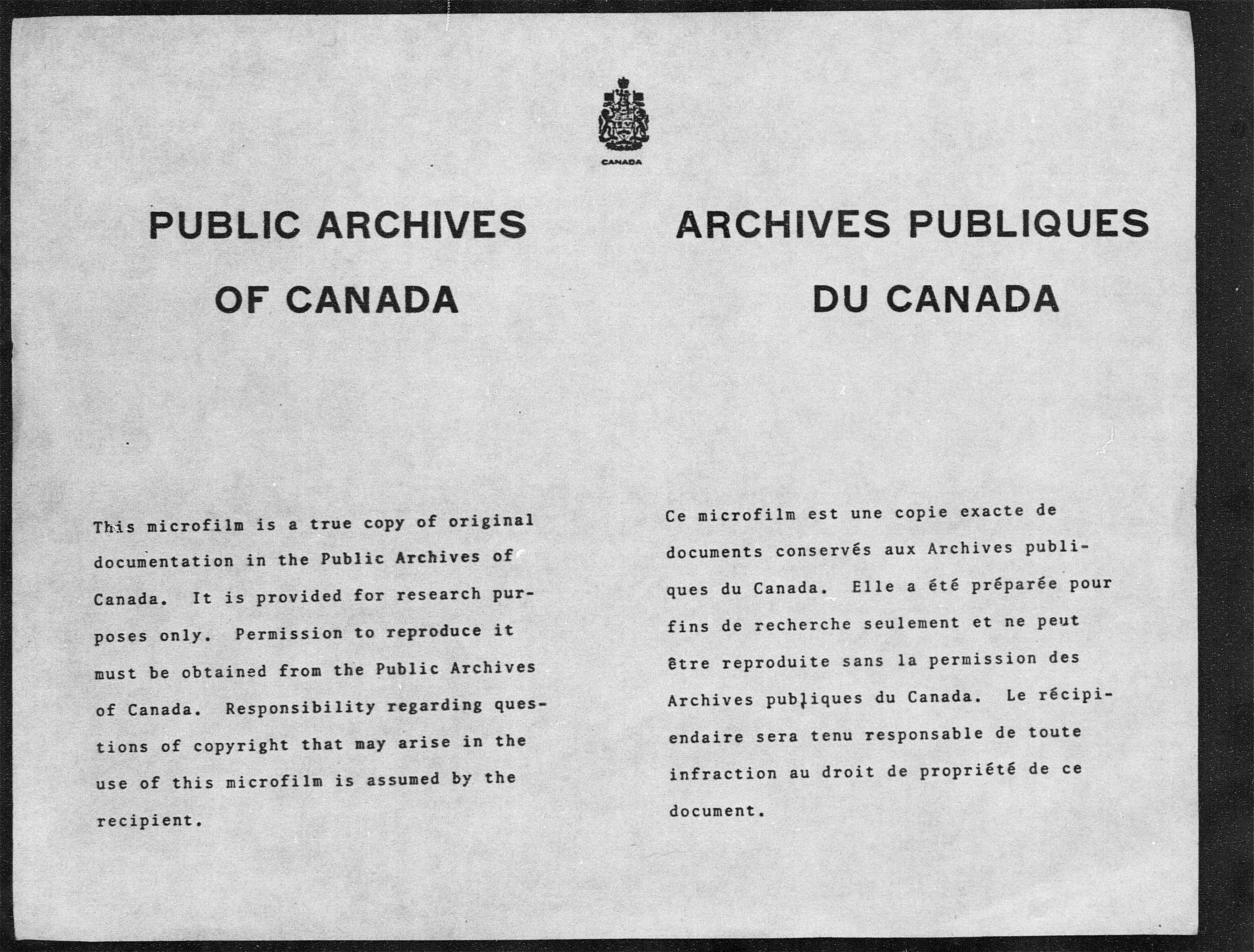 Titre : Recensement du Canada (1871) - N d'enregistrement Mikan : 194056 - Microforme : c-9899