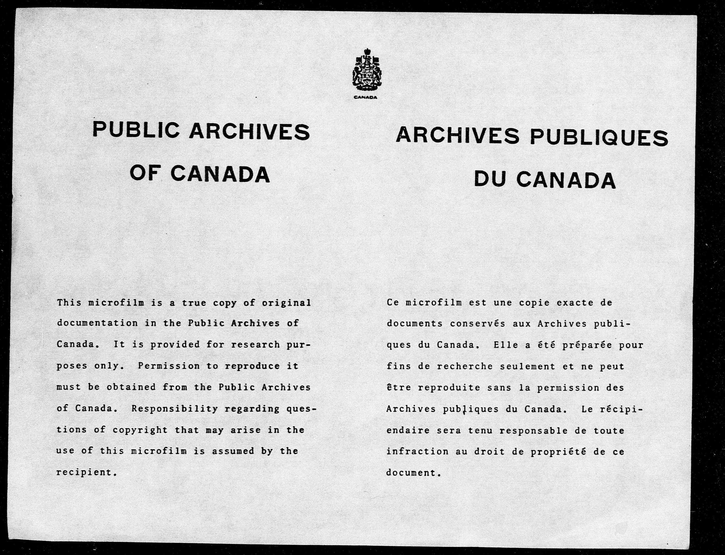 Title: Census of Canada, 1871 - Mikan Number: 142105 - Microform: c-9900