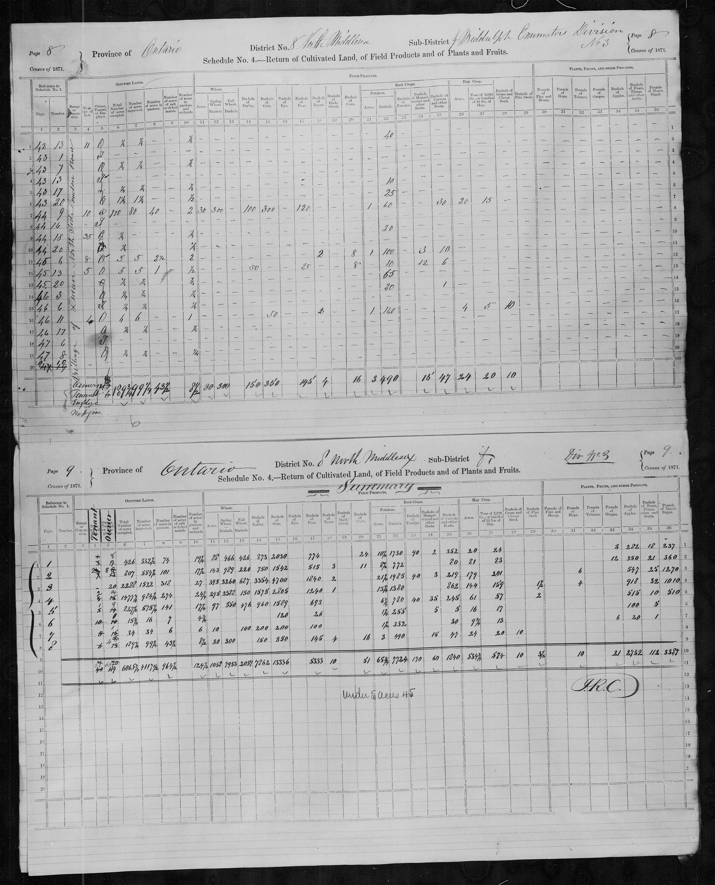 Title: Census of Canada, 1871 - Mikan Number: 142105 - Microform: c-9903
