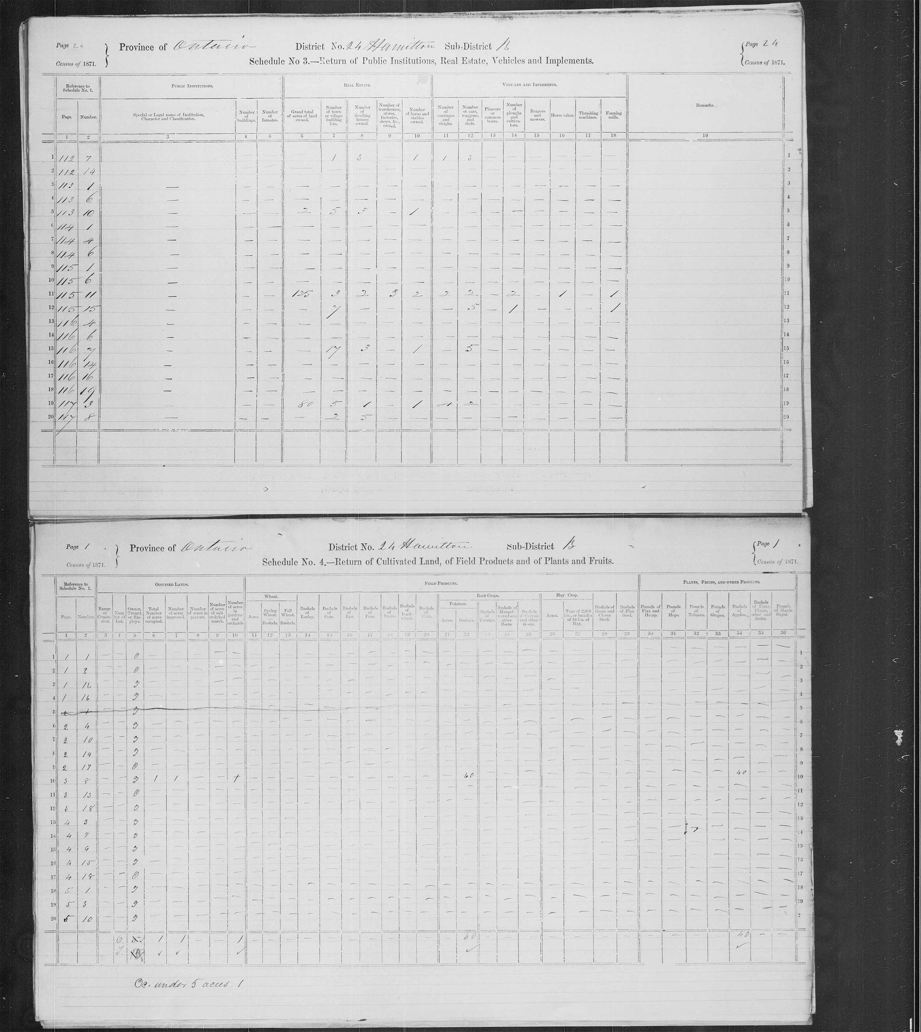 Title: Census of Canada, 1871 - Mikan Number: 142105 - Microform: c-9927