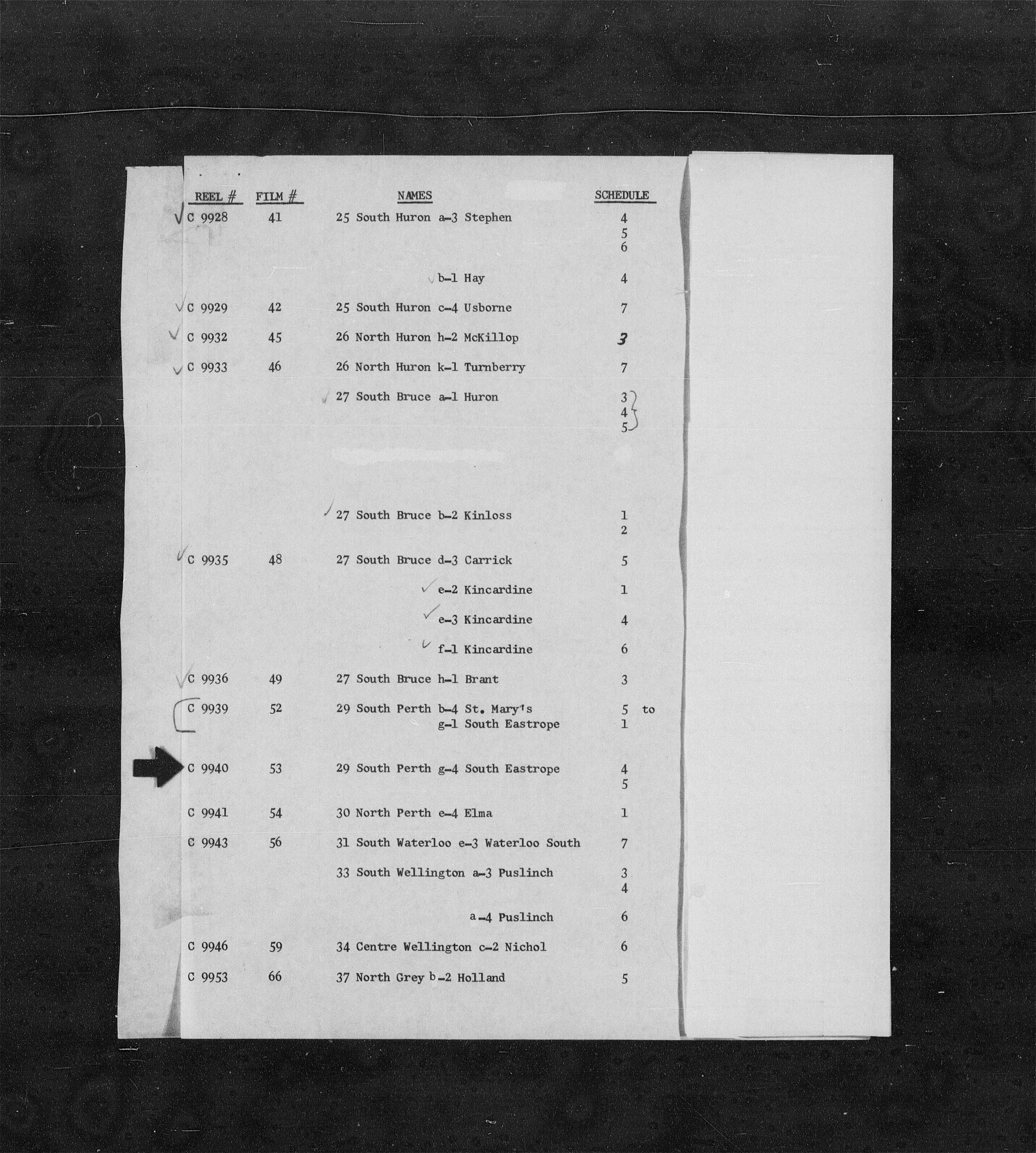 Title: Census of Canada, 1871 - Mikan Number: 142105 - Microform: c-9940