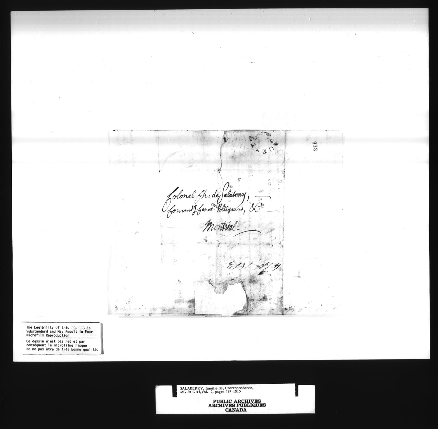 Titre : Guerre de 1812 : Documents divers - N d'enregistrement Mikan :  - Microforme : h-1658