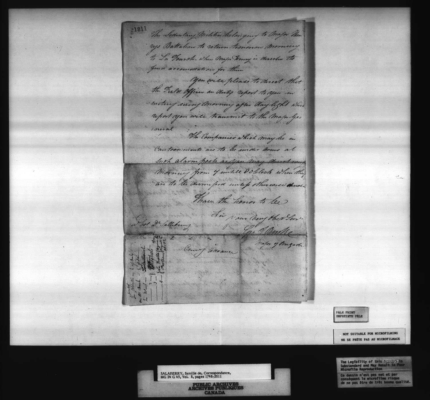 Title: War of 1812: Miscellaneous Records - Mikan Number:  - Microform: h-1659