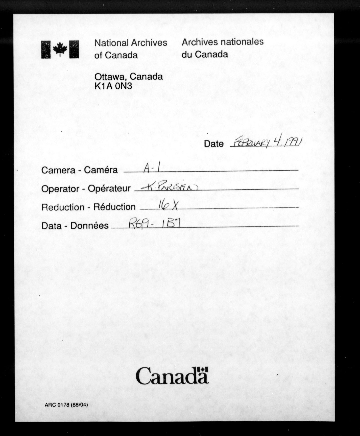 Titre : Guerre de 1812 : Haut-Canada, Recensements, contrles nominatifs et tats de solde, RG 9 1B7 - N d'enregistrement Mikan : 186035 - Microforme : t-10382