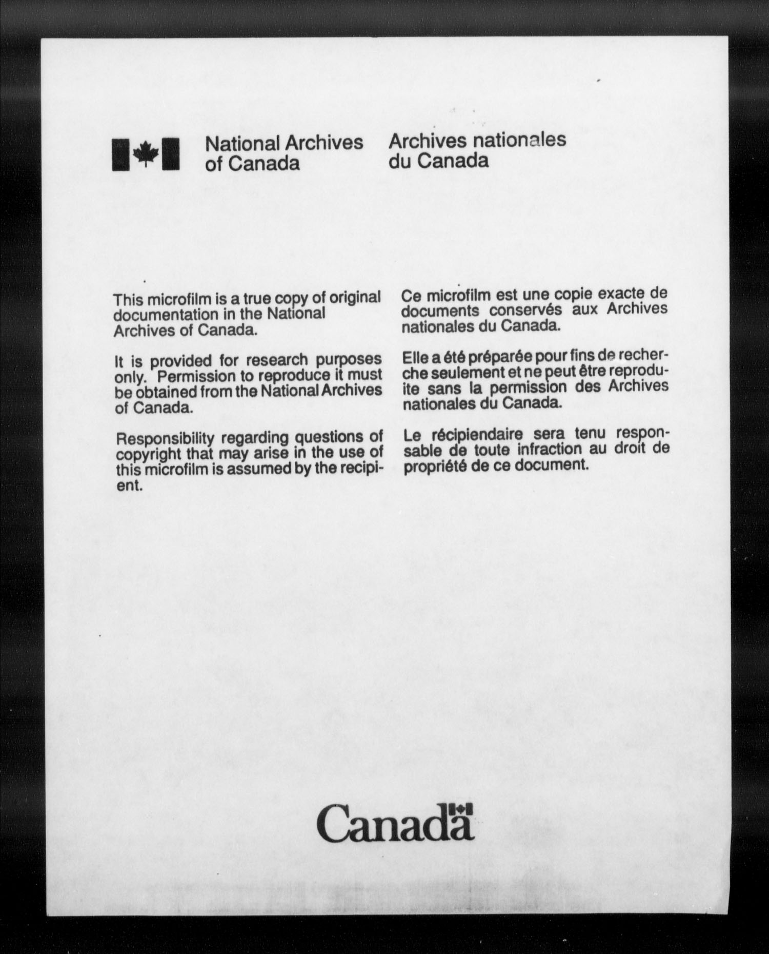 Titre : Guerre de 1812 : Haut-Canada, Recensements, contrles nominatifs et tats de solde, RG 9 1B7 - N d'enregistrement Mikan : 186035 - Microforme : t-10383