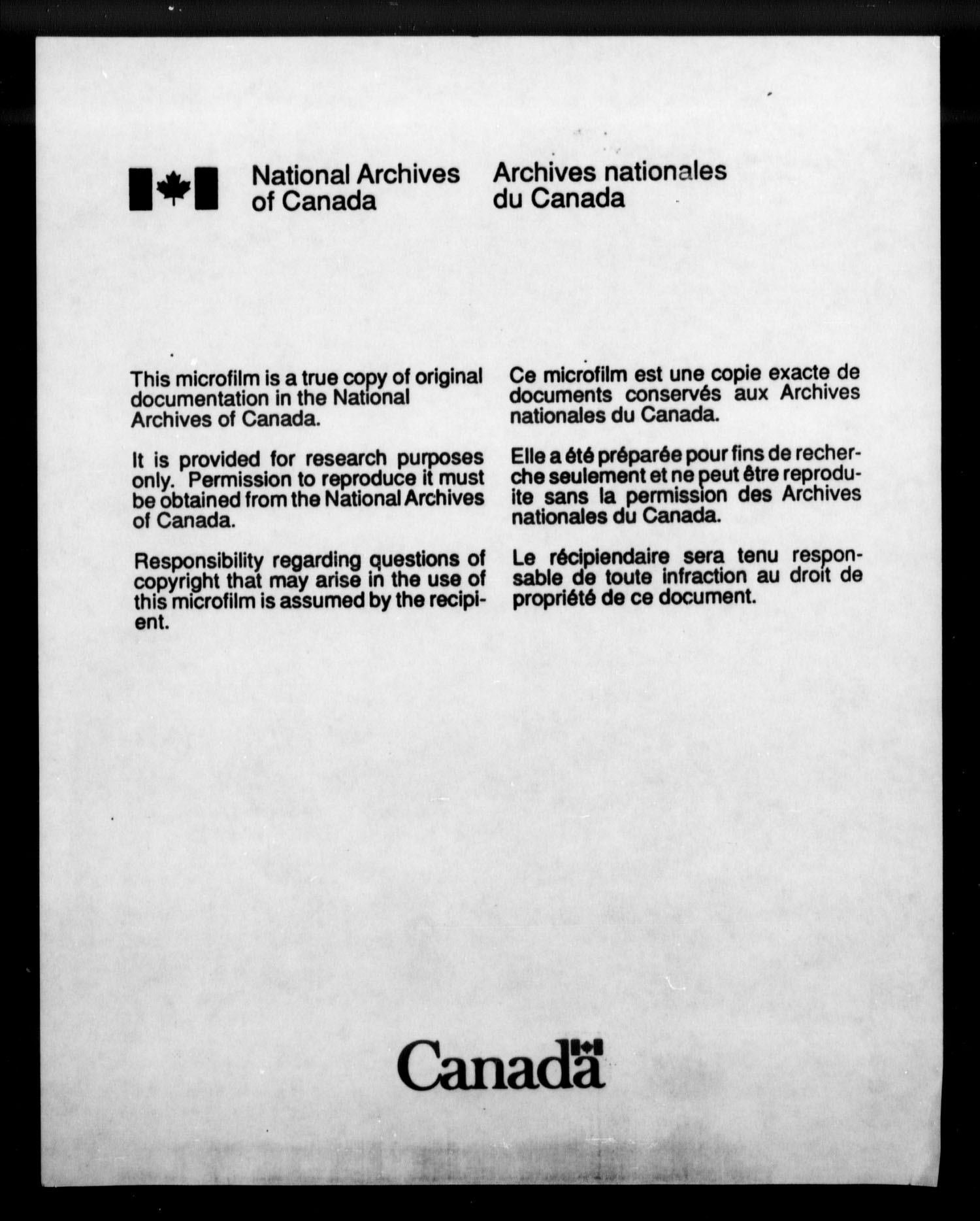 Titre : Guerre de 1812 : Haut-Canada, Recensements, contrles nominatifs et tats de solde, RG 9 1B7 - N d'enregistrement Mikan : 186035 - Microforme : t-10390