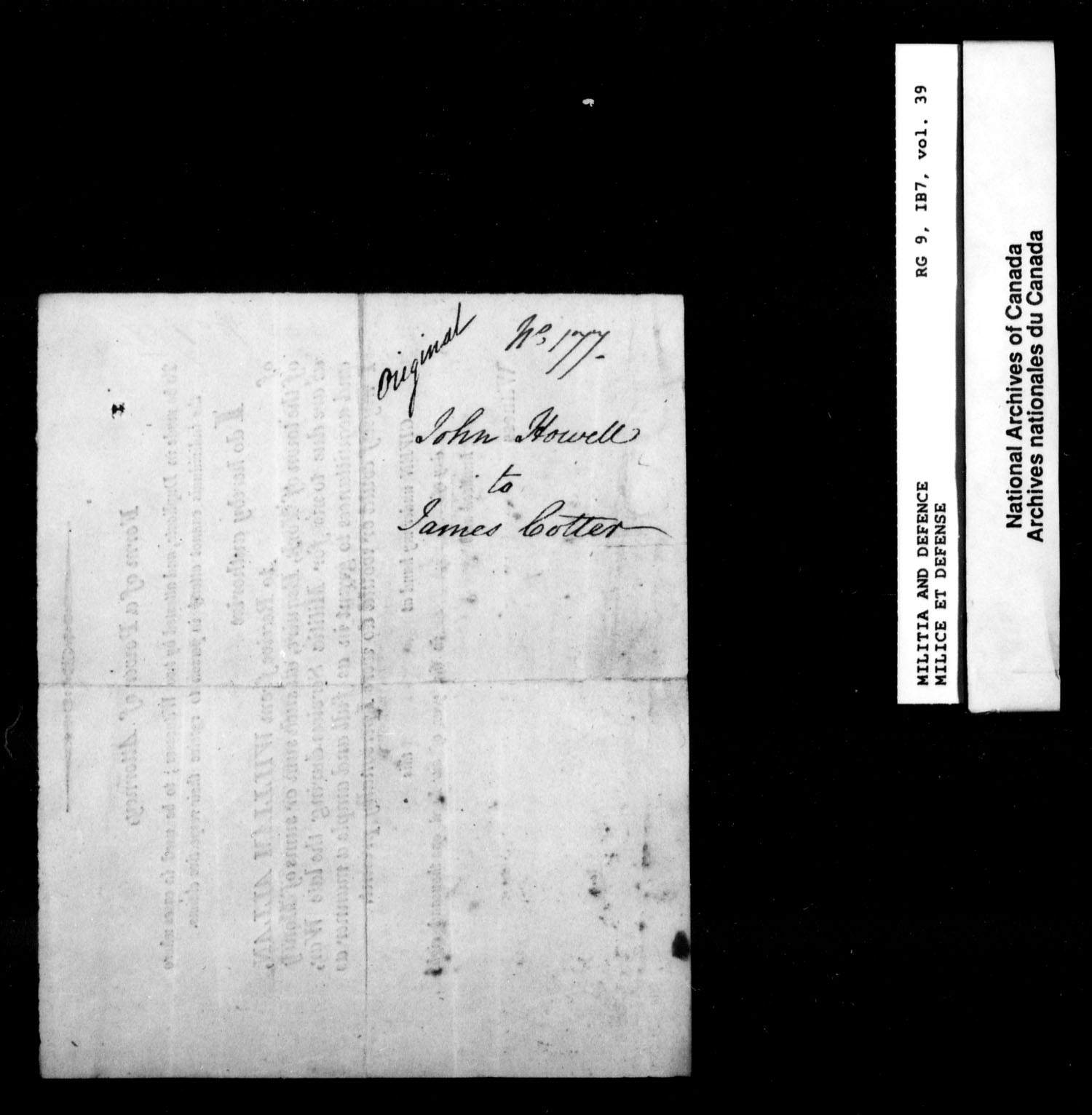 Title: War of 1812: Upper Canada Returns, Nominal Rolls and Paylists, RG 9 1B7 - Mikan Number: 183676 - Microform: t-10392