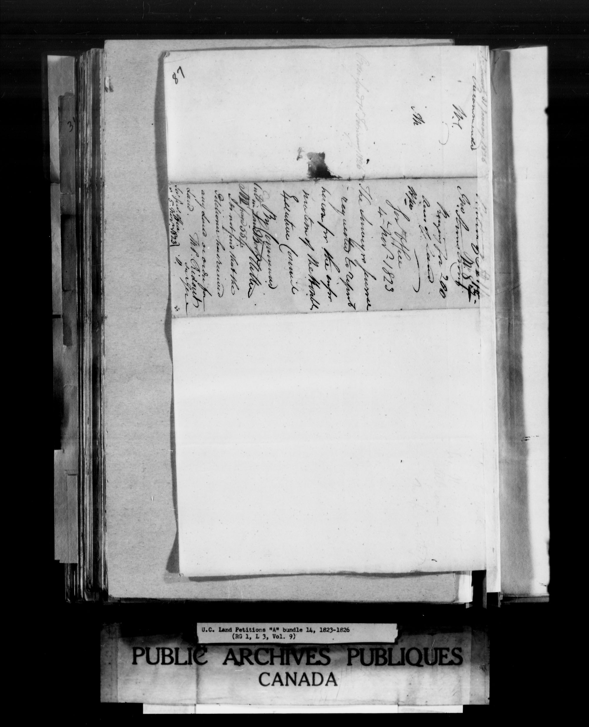 Title: Upper Canada Land Petitions (1763-1865) - Mikan Number: 205131 - Microform: c-1612
