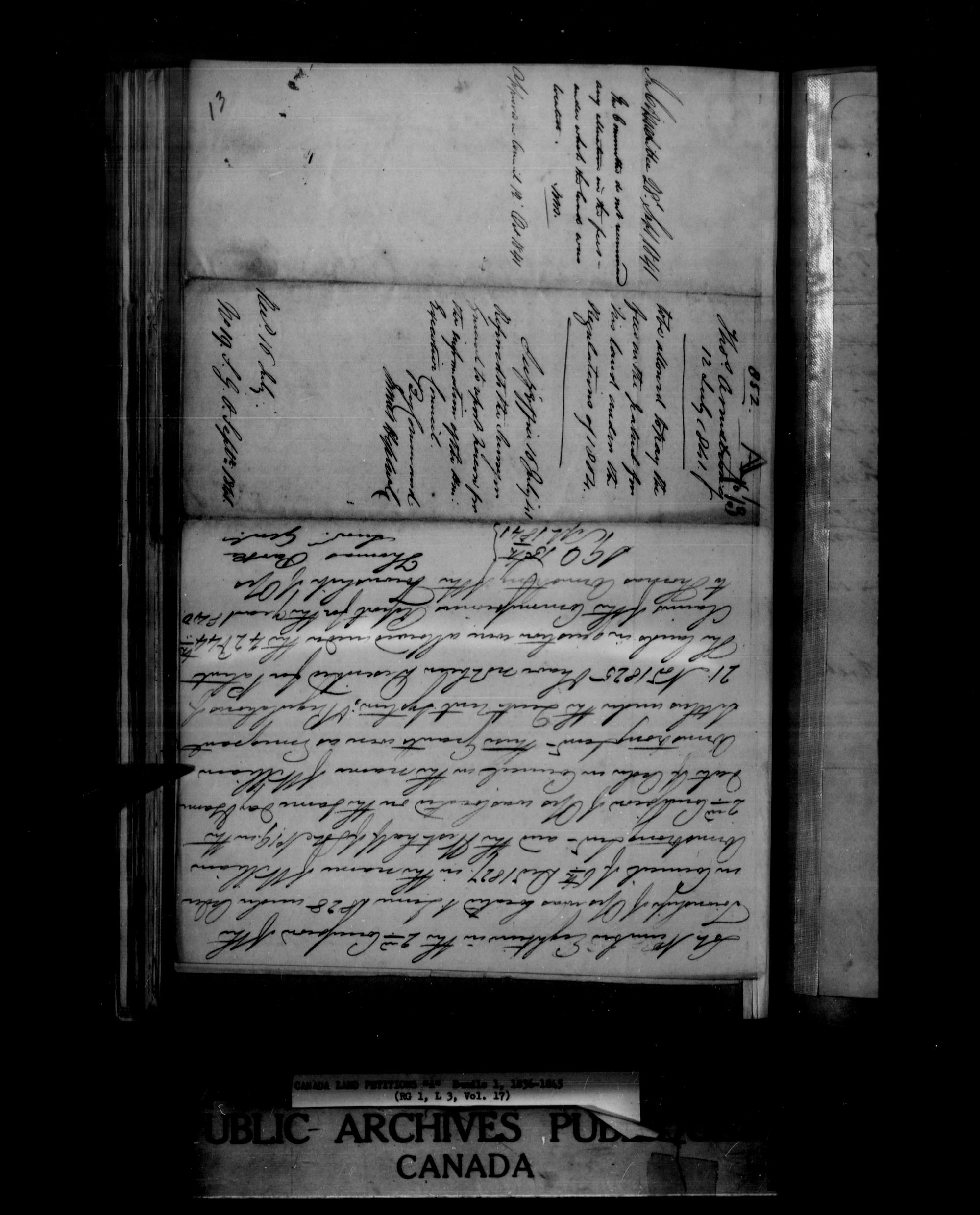 Title: Upper Canada Land Petitions (1763-1865) - Mikan Number: 205131 - Microform: c-1615