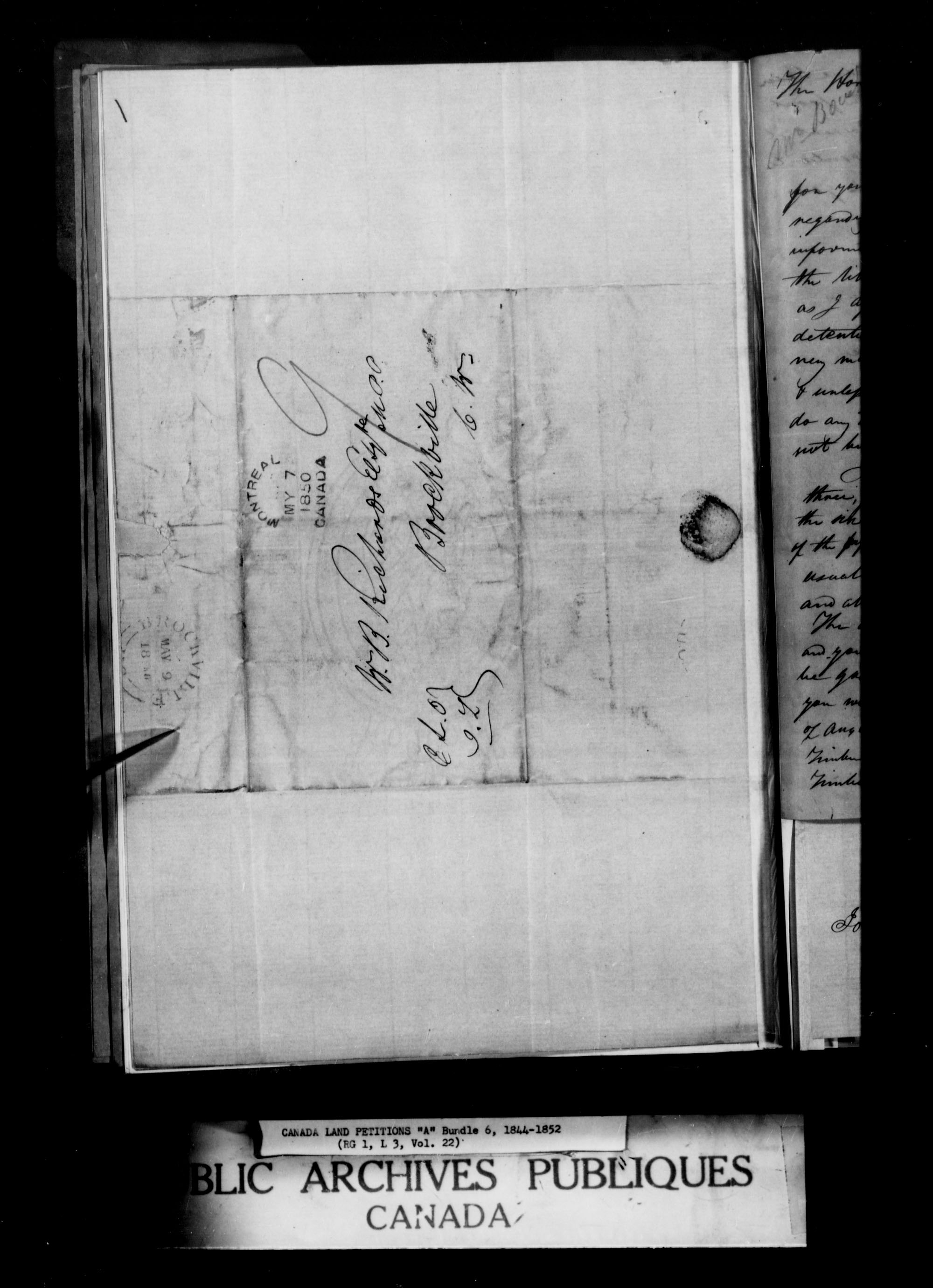 Title: Upper Canada Land Petitions (1763-1865) - Mikan Number: 205131 - Microform: c-1617