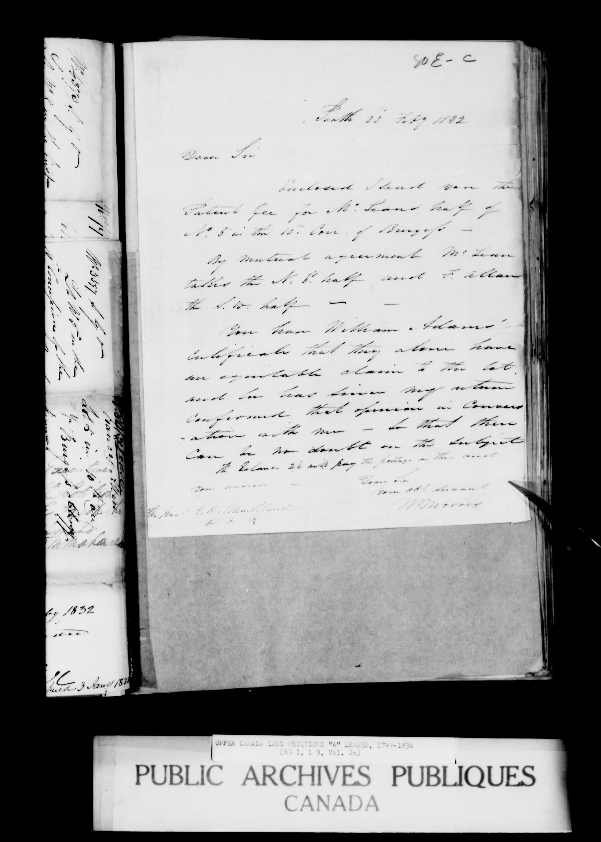 Title: Upper Canada Land Petitions (1763-1865) - Mikan Number: 205131 - Microform: c-1618