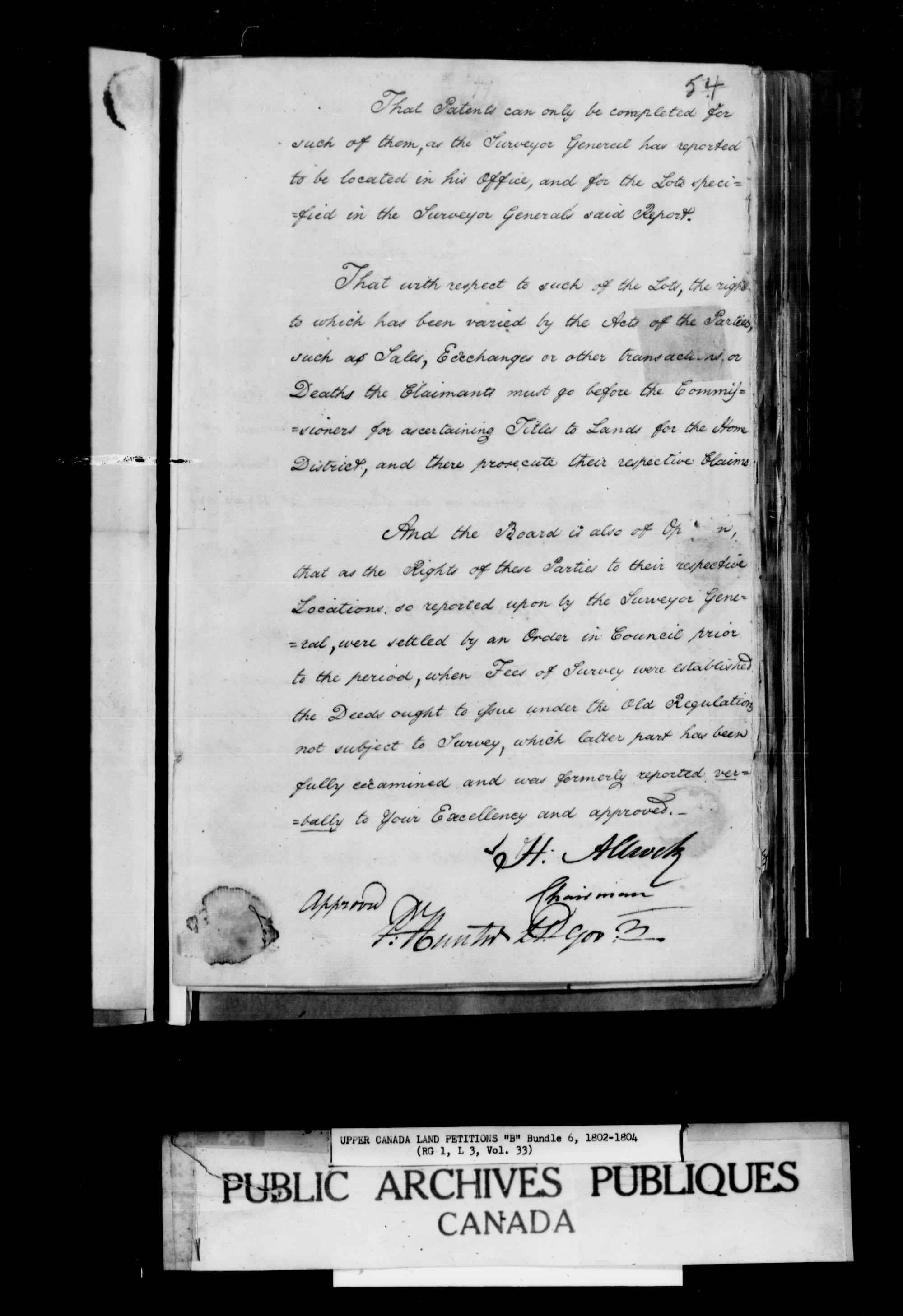 Title: Upper Canada Land Petitions (1763-1865) - Mikan Number: 205131 - Microform: c-1621