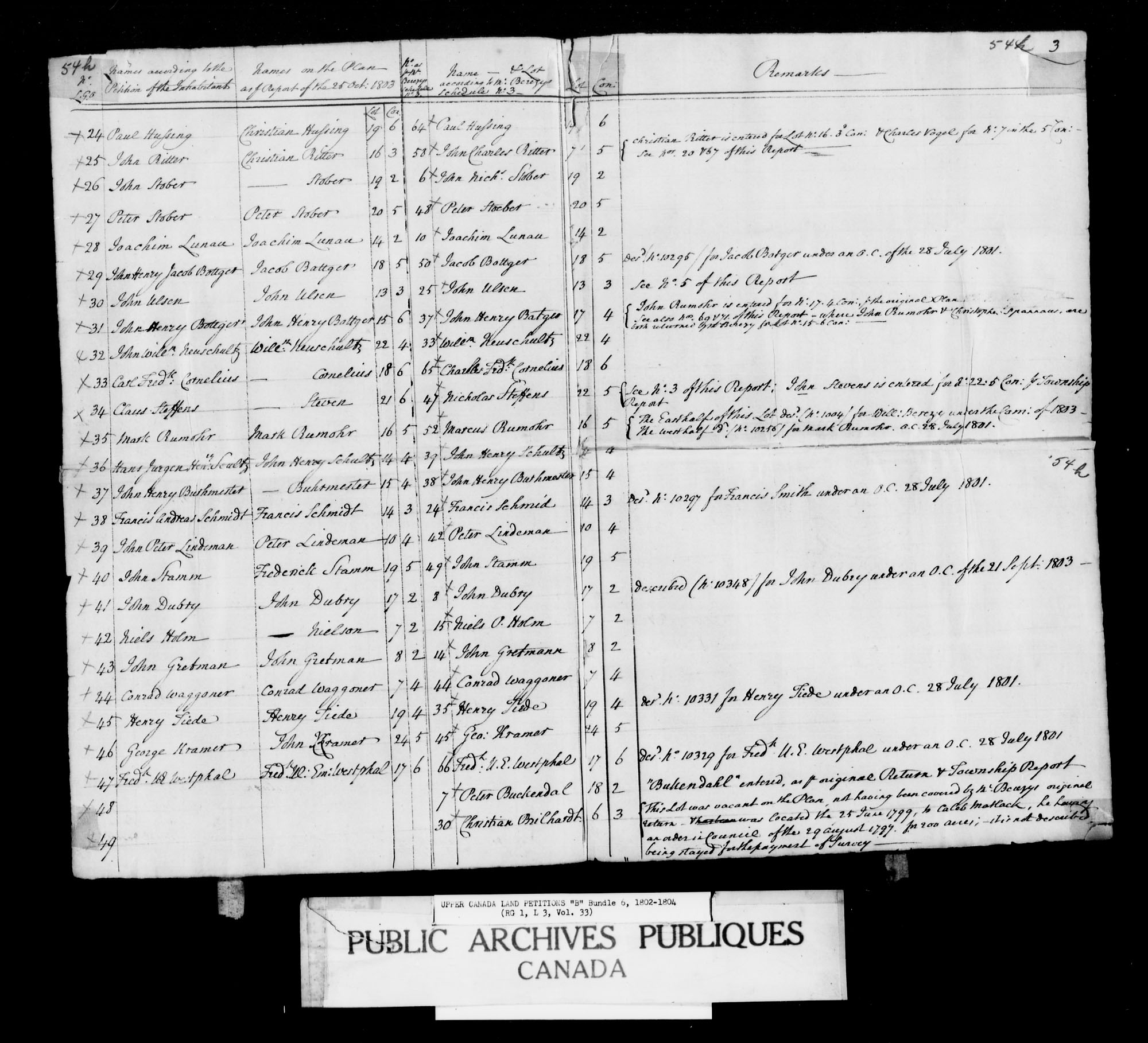 Title: Upper Canada Land Petitions (1763-1865) - Mikan Number: 205131 - Microform: c-1621